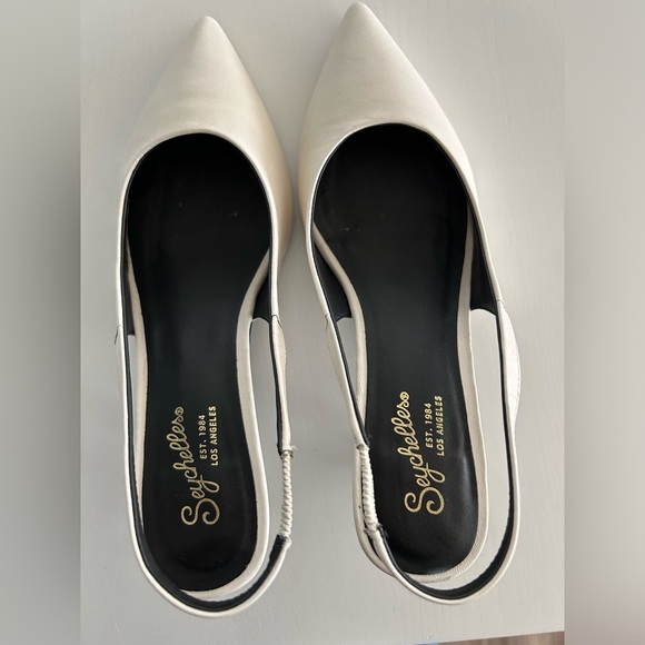 Seychelles Brooklyn Kitten Heel in White - Picture 4 of 16